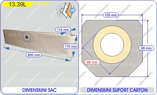 Detalii Sac pentru aspirator - Model 106