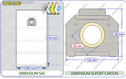 Detalii Sac pentru aspirator - Model 238b