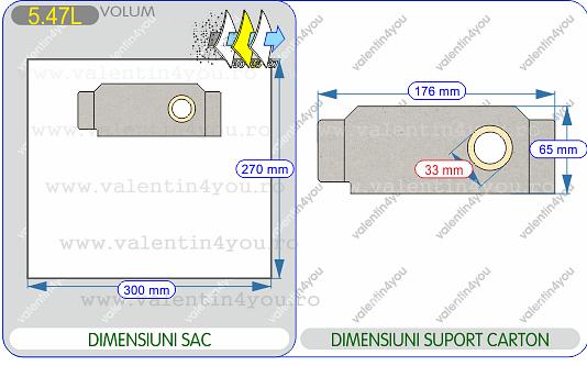 Detalii Sac pentru aspirator - Model 484b