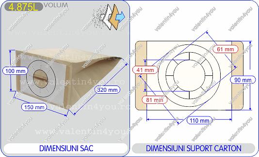 Detalii Sac pentru aspirator - Model 500