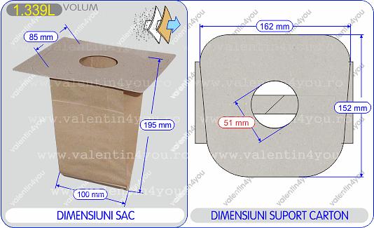 Detalii Sac pentru aspirator - Model 502