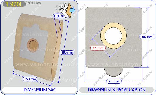 Detalii Sac pentru aspirator - Model 507