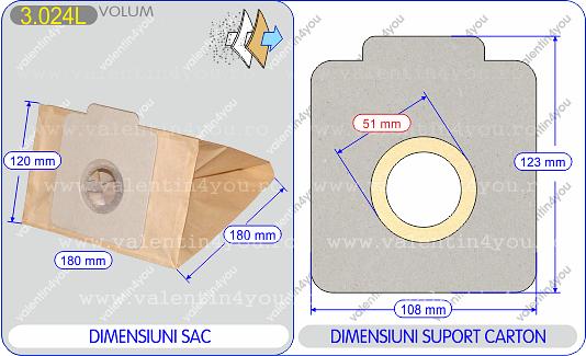 Detalii Sac pentru aspirator - Model 511