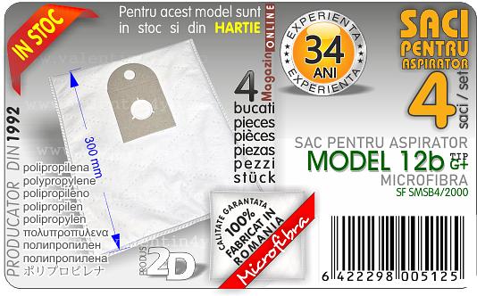 Sac pentru aspirator - Model 12b