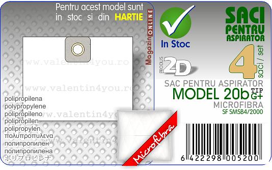 Sac pentru aspirator - Model 20b