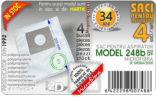 Sac pentru aspirator - Model 248b
