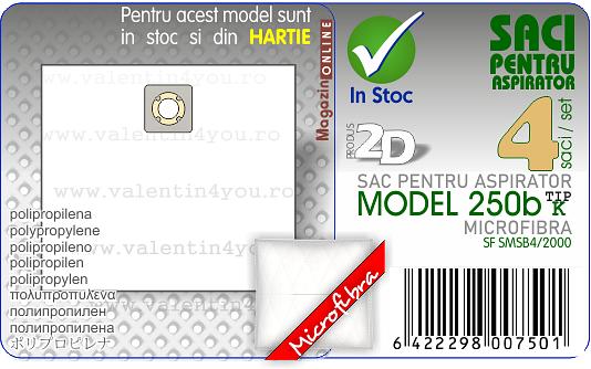 Sac pentru aspirator - Model 250b