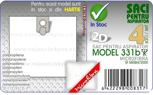 Sac pentru aspirator - Model 331b