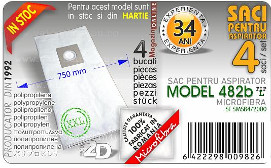 Sac pentru aspirator - Model 482b