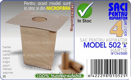 Sac pentru aspirator - Model 502